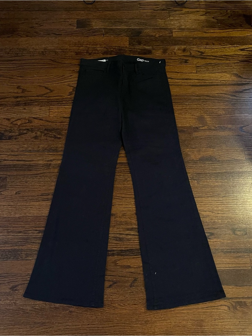 Vintage GAP Black Flare Wide-Leg Jeans